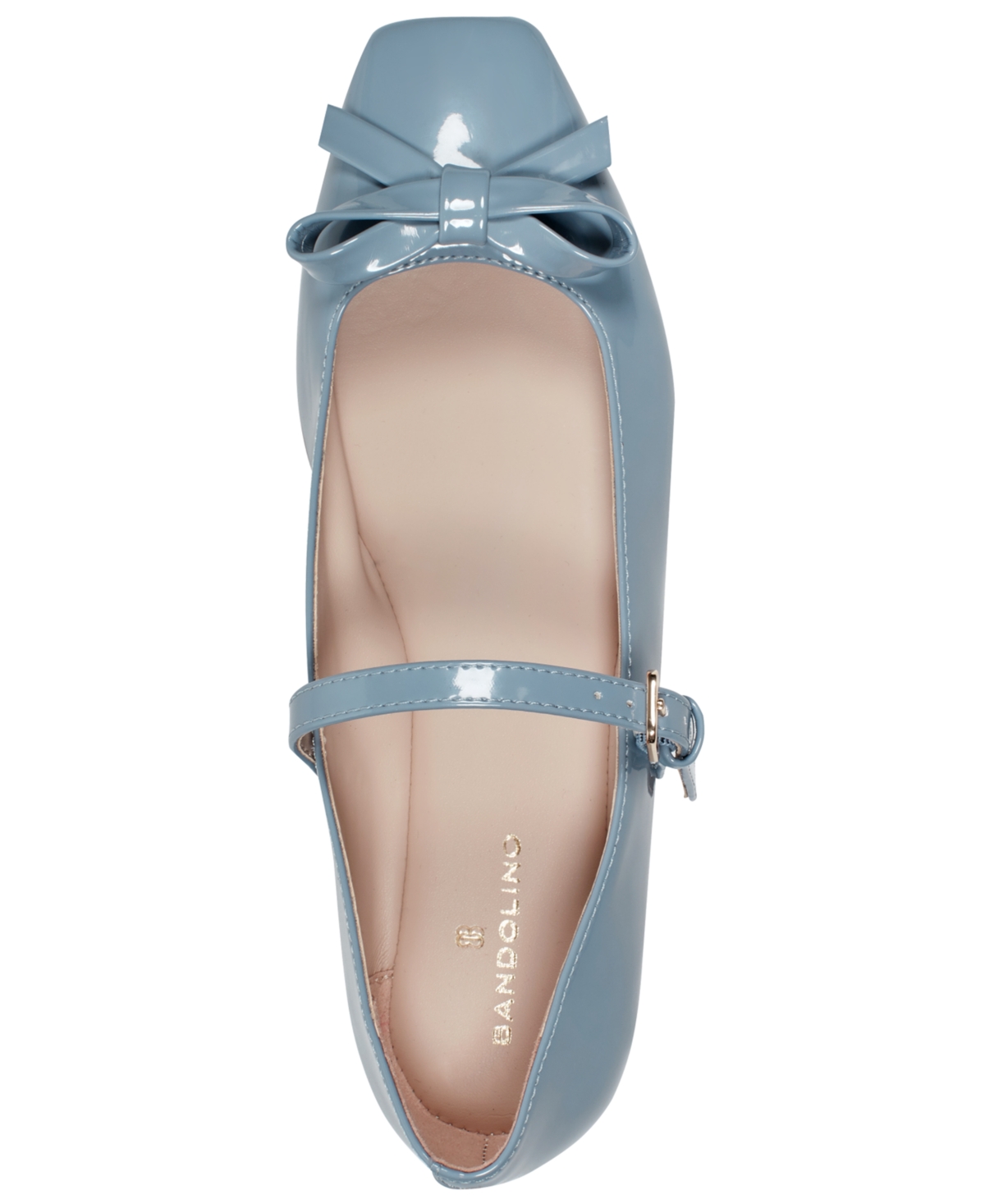 Bandolino Womens Juletta Mary Jane Ballet Flats In Blue