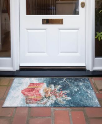 Holiday Washable Indoor/Outdoor ACN1805 1'8"x2'6" Area Rug