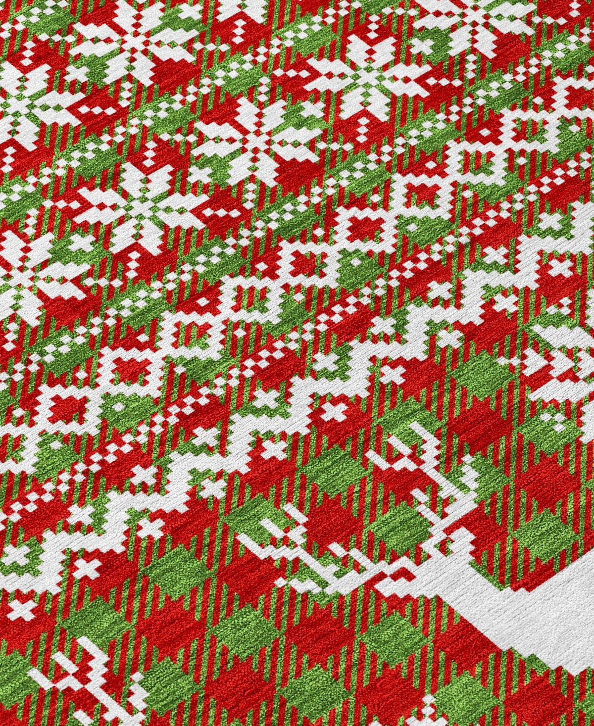 Addison Holiday Washable Indoor/outdoor Acn1820 1'8"x2'6" Area Rug In Green