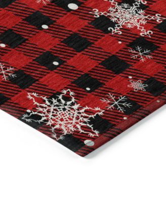Holiday Washable Indoor/Outdoor ACN1824 2'3"x7'6" Runner Area Rug
