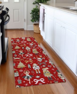 Holiday Washable Indoor/Outdoor ACN1827 2'3"x7'6" Runner Area Rug