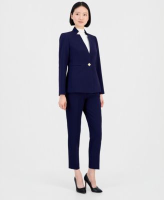 Women's Notched One-Button Pantsuit