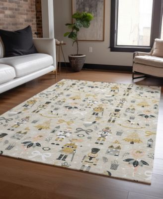Holiday Washable Indoor/Outdoor ACN1827 5'x7'6" Area Rug