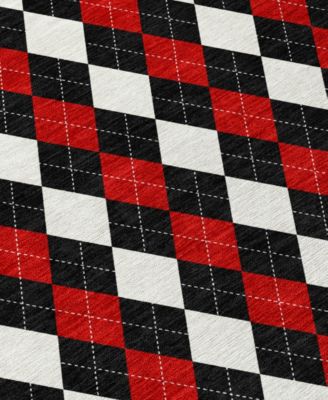 Holiday Washable Indoor/Outdoor ACN1812 8'x8' Round Area Rug