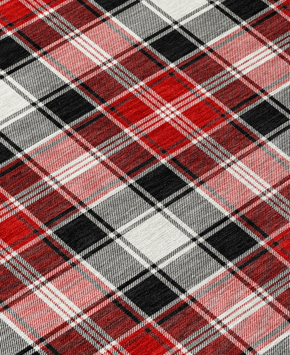 Addison Holiday Washable Indoor/outdoor Acn1817 8'x8' Round Area Rug In Black