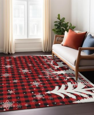 Holiday Washable Indoor/Outdoor ACN1824 8'x10' Area Rug