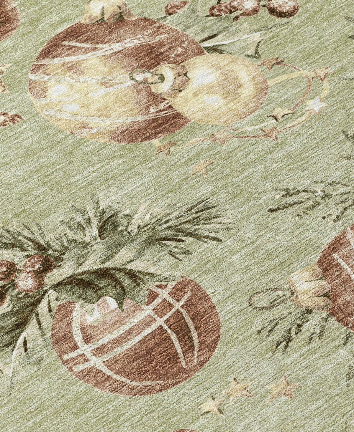 Addison Holiday Washable Indoor/outdoor Acn1828 8'x10' Area Rug In Green