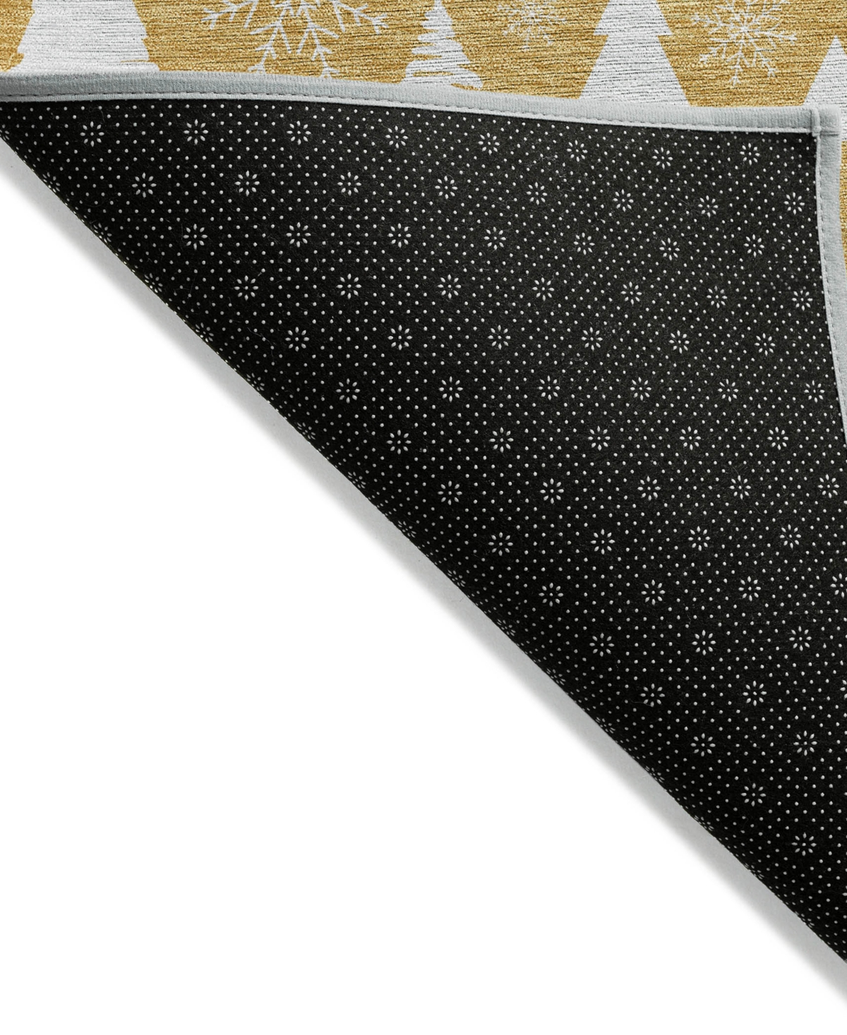 Addison Holiday Washable Indoor/outdoor Acn1815 9'x12' Area Rug In Gold