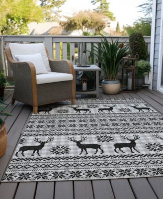Holiday Washable Indoor/Outdoor ACN1820 9'x12' Area Rug