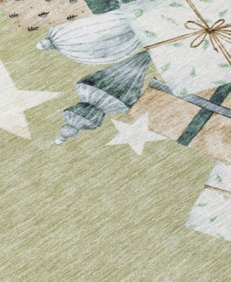 Holiday Washable Indoor/Outdoor ACN1825 9'x12' Area Rug