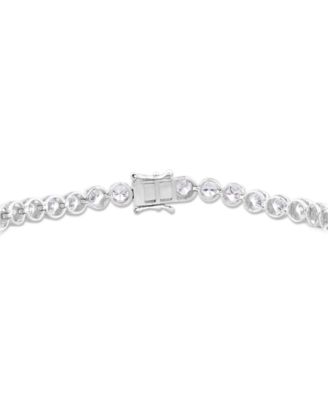 Lab-Grown Diamond (7 ct. t.w.) Bracelet in 14k White Gold