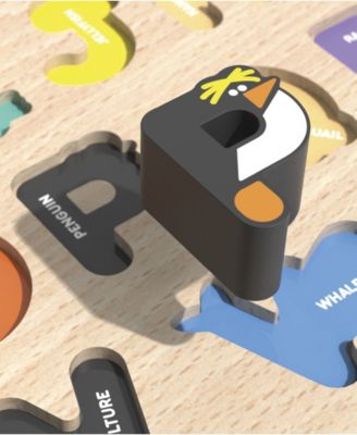 Animal Alphabet Jungle Puzzle Board