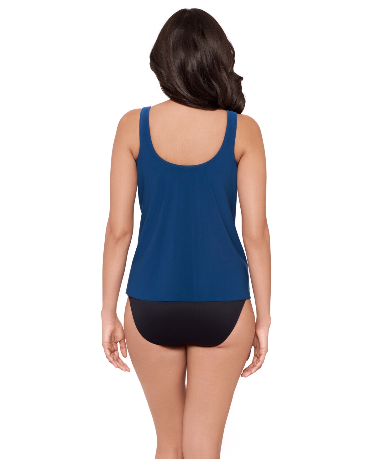 Miraclesuit Illusionists Ursula Underwire Tankini Swim Top In Blue