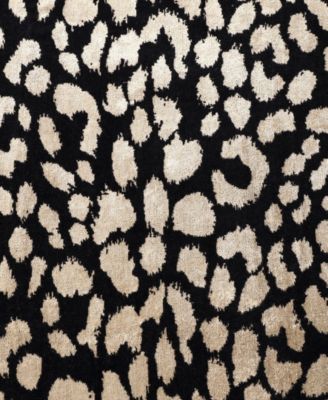 Leopard Printed Cotton Blend Beach Towel 36&amp;quot; x 72&amp;quot;