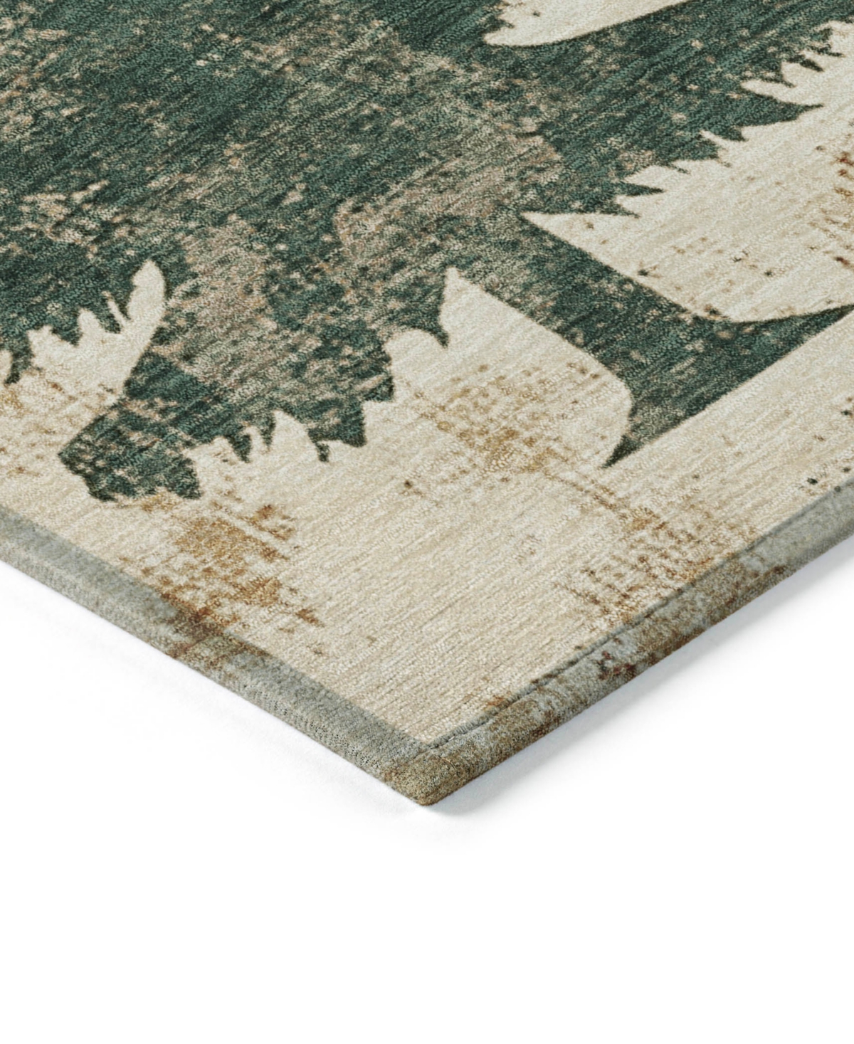 Addison Holiday Washable Indoor/outdoor Acn1811 3'x5' Area Rug In White