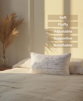 Adjustable Support Shredded Memory Foam Pillow, King