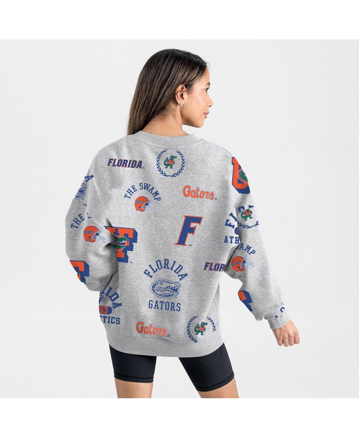 Gameday Couture Women's Gray Florida Gators Always On Repeat Fleece Sweatshirt In Gray