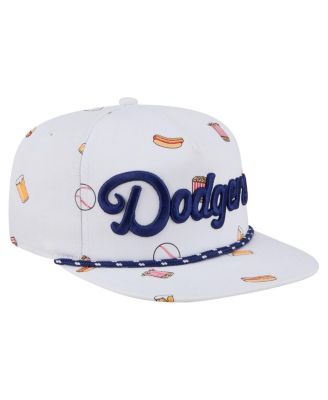 Men's White Los Angeles Dodgers Team Cheer Rope 19TWENTY Adjustable Hat