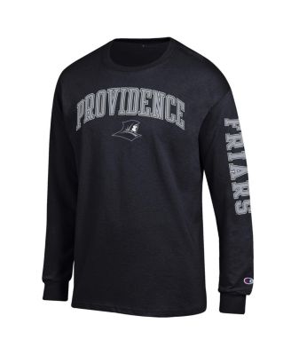 Men's Black Providence Friars Arch Over Logo 2-Hit Long Sleeve T-Shirt