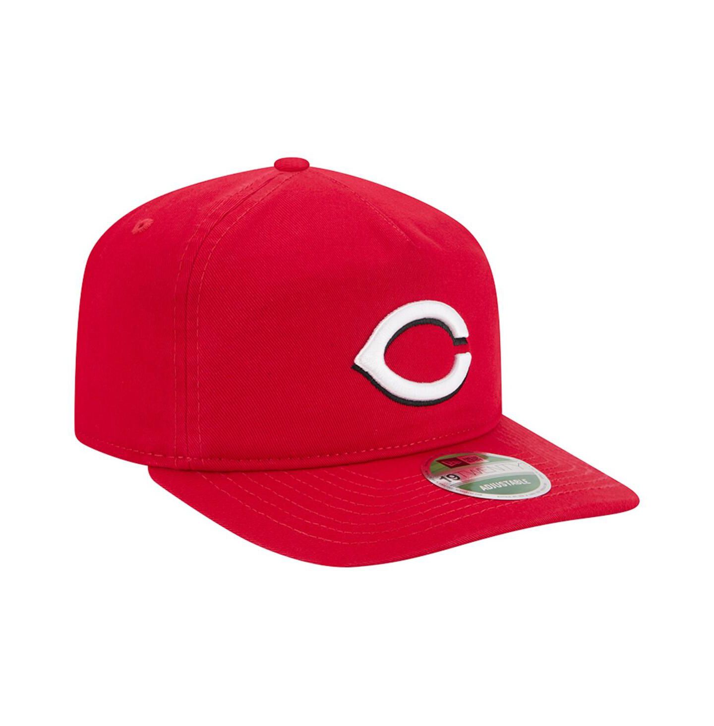 Мужская кепка New Era Red Cincinnati Reds Team 19TWENTY Adjustable Hat — фото 3
