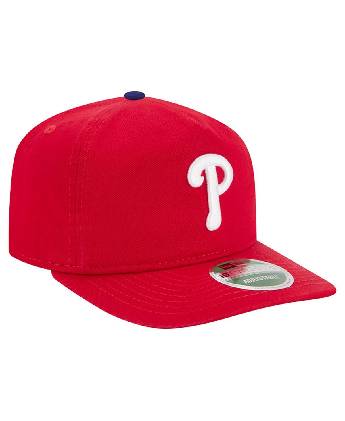 New Era Men's Red Philadelphia Phillies Team 19twenty Adjustable Hat In Red