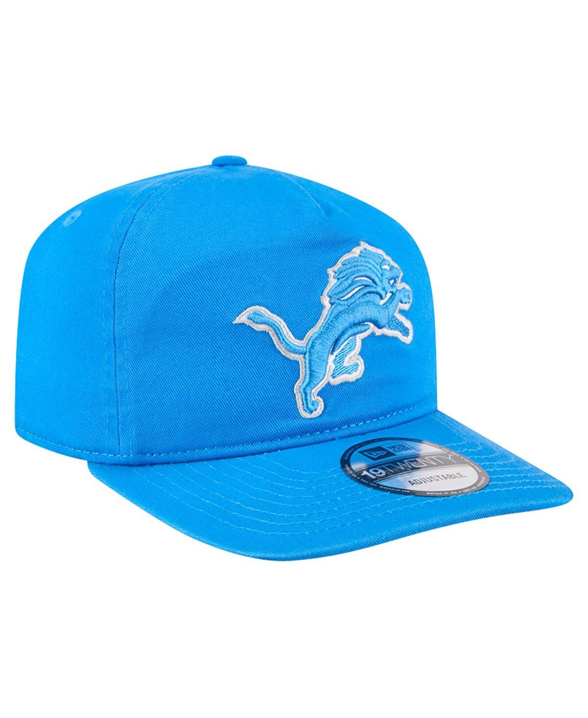 New Era Men'sâ Blue Detroit Lions Team 19twenty Adjustable Hat In Blue