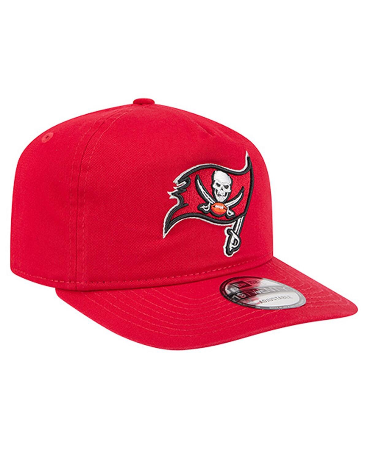 New Era Men'sâ Red Tampa Bay Buccaneers Team 19twenty Adjustable Hat In Brown