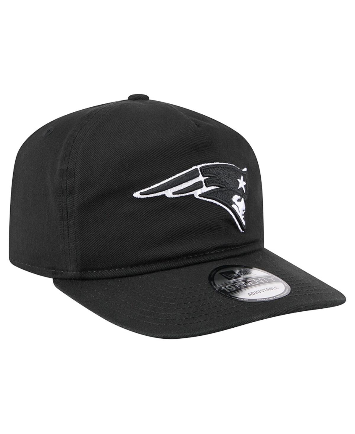 New Era Men'sâ Black/white New England Patriots 19twenty Adjustable Hat In Brown