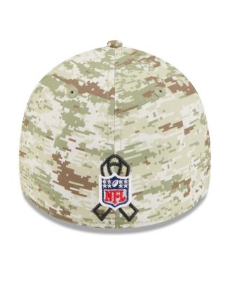 Men's Camo/Dark Green Detroit Lions 2025 Salute to Service 39THIRTY Flex Hat