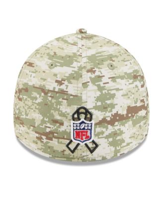 Men's Camo/Dark Green New York Giants 2025 Salute to Service 39THIRTY Flex Hat