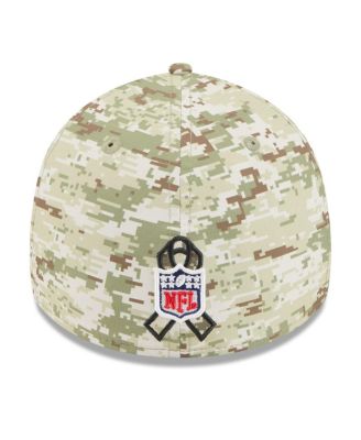 Men's Camo/Dark Green/Dark Green San Francisco 49ers 2025 Salute to Service 39THIRTY Flex Hat