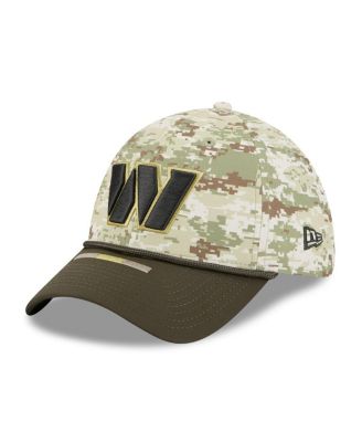 Men's Camo/Dark Green/Dark Green Washington Commanders 2025 Salute to Service 39THIRTY Flex Hat