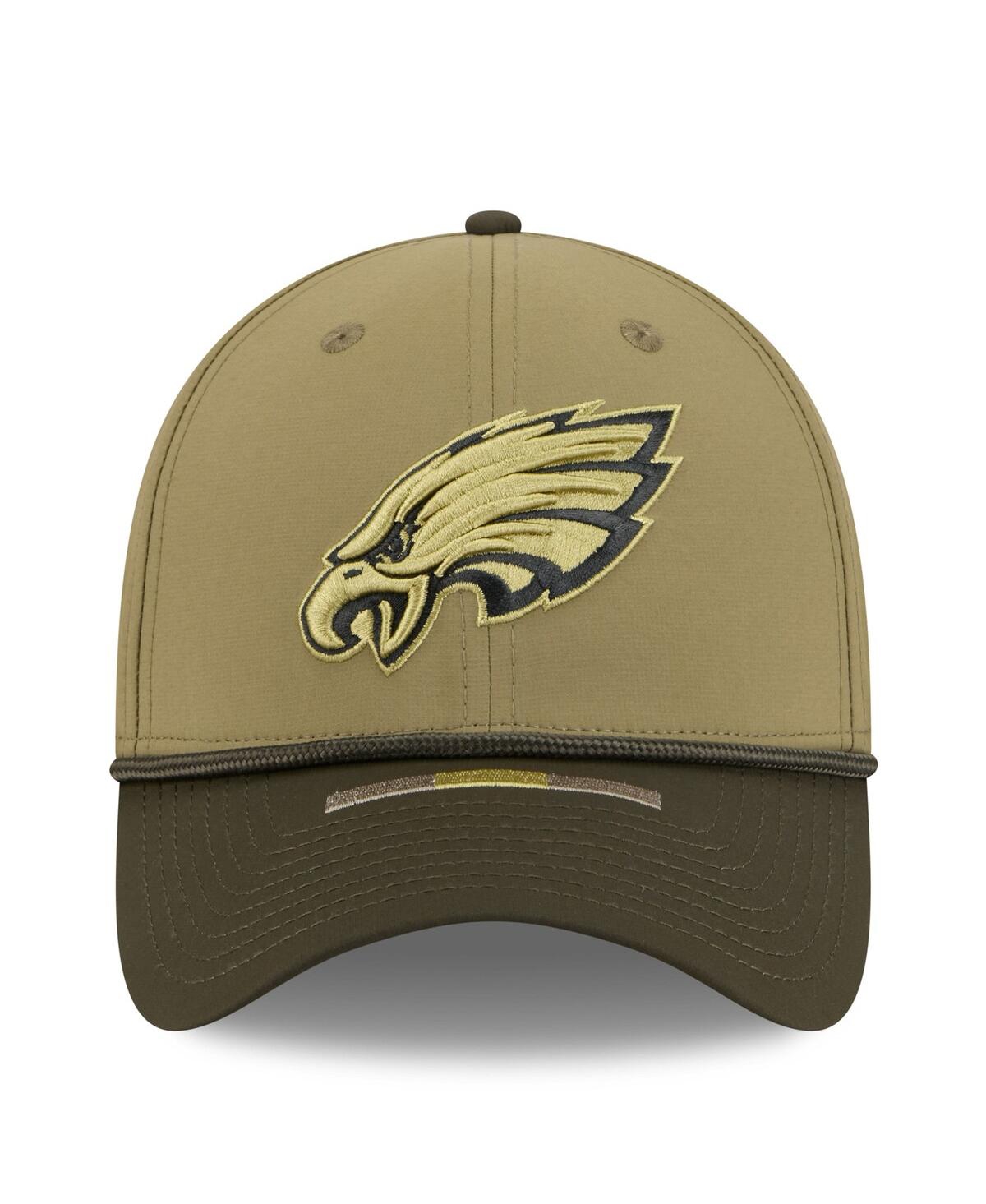 New Era Men's Green/dark Green Philadelphia Eagles 2025 Salute To Service 39thirty Flex Hat In Green