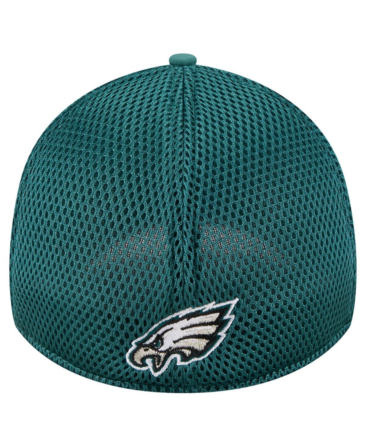 New Era Men'sâ Midnight Green Philadelphia Eagles Outline 39thirty Flex Hat In Green
