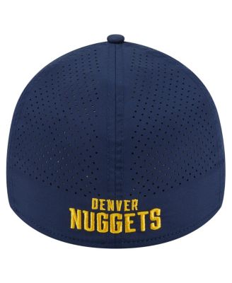 Men's Navy Denver Nuggets Featherweight Poly Rope Flex 39Thirty Hat
