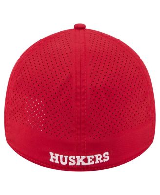 Men's&nbsp;Scarlet Nebraska Huskers Rope 39THIRTY Flex Hat