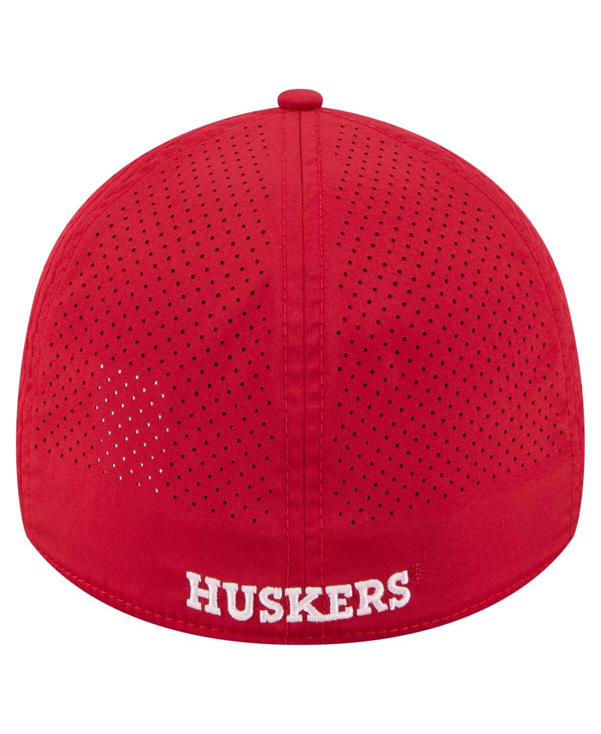 New Era Men's Scarlet Nebraska Huskers Rope 39THIRTY Flex Hat