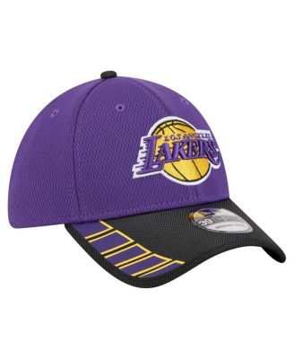 Men's&nbsp;Purple Los Angeles Lakers Visor Hit 39THIRTY Flex Hat