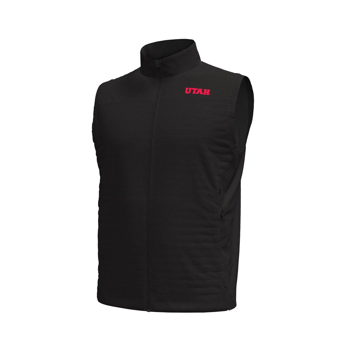 Мужской жилет Under Armour Under Armor Black Utah Utes Drive Pro Storm Full-Zip Vest — фото 3