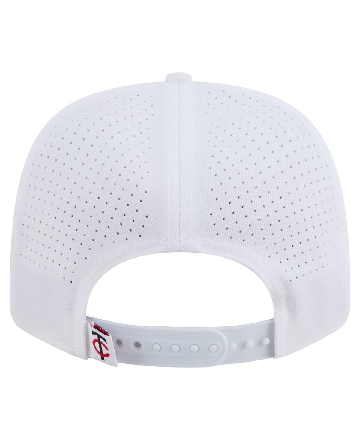 New Era Men's White Minnesota Twins Coolera 9seventy Adjustable Hat In White