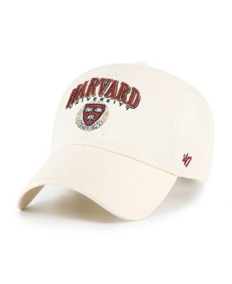 '47 Brand - Men's Sand Harvard Crimson Clean Up Adjustable Hat