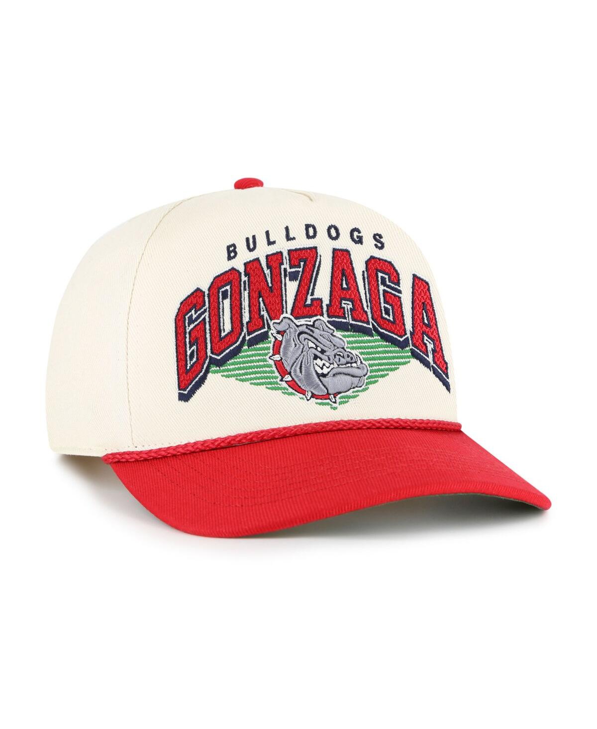 47 Brand Men's Natural Gonzaga Bulldogs Pomona Two-tone Rope Hitch Adjustable Hat In Multi