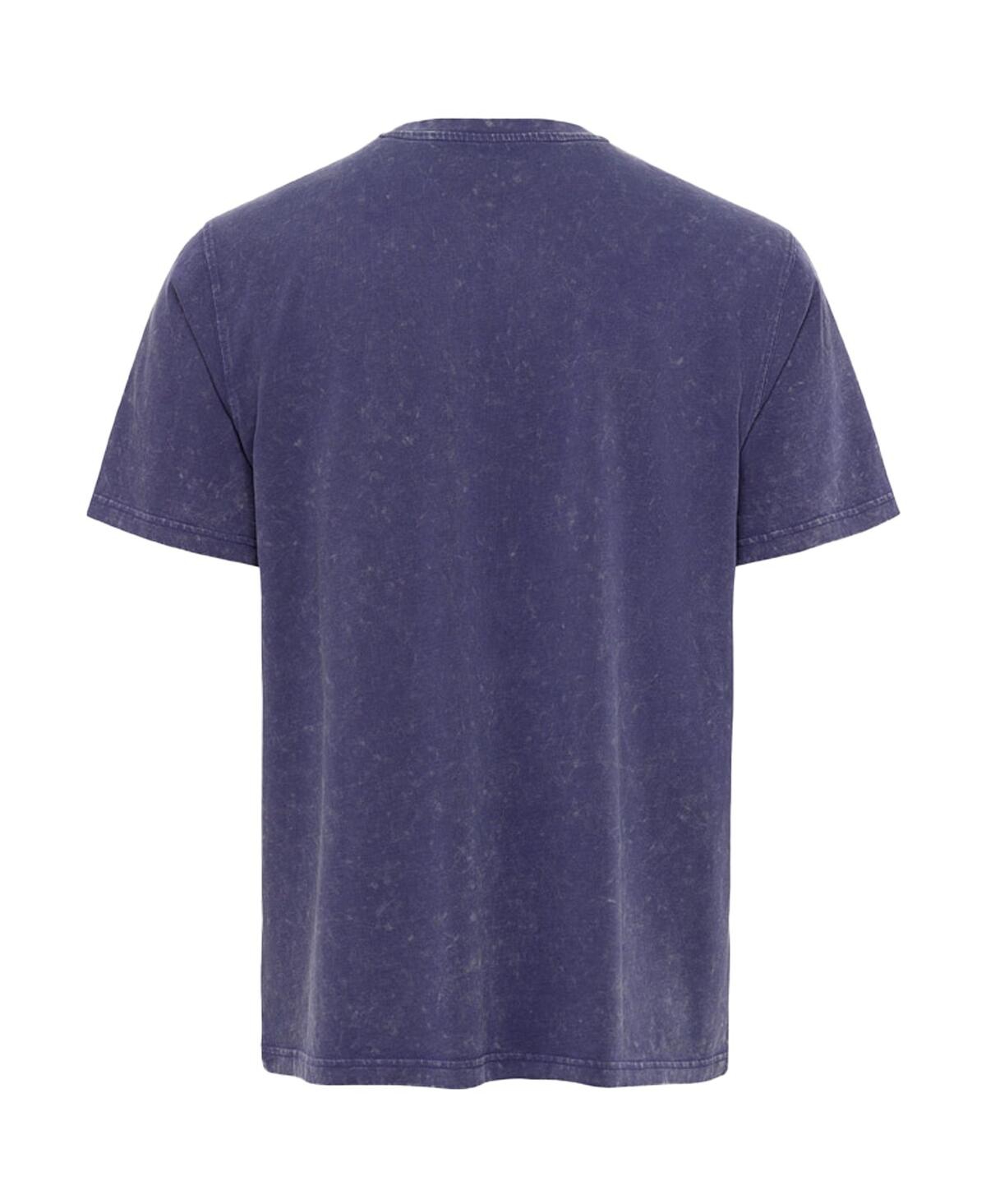 Sportiqe Men's And Women'sâ Purple Phoenix Mercury Rock Roll Collection Angus Mineral Wash Premium T-shirt In Purple