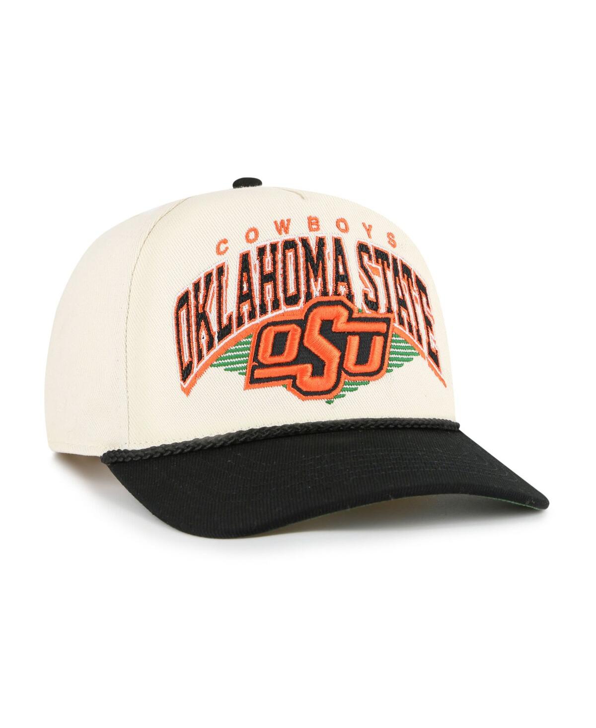 47 Brand Men's Natural Oklahoma State Cowboys Pomona Two-tone Rope Hitch Adjustable Hat In Neutral