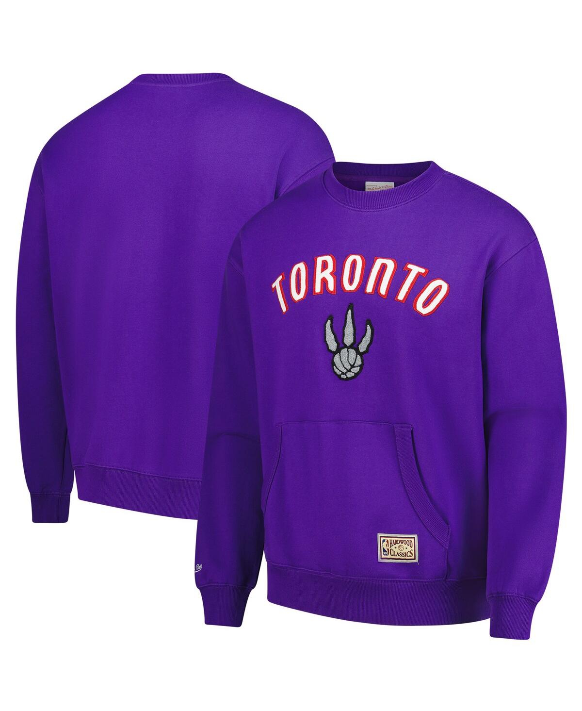 Mitchell & Ness Men's Purple Toronto Raptors Nights Pullover Sweatshirt In Purple
