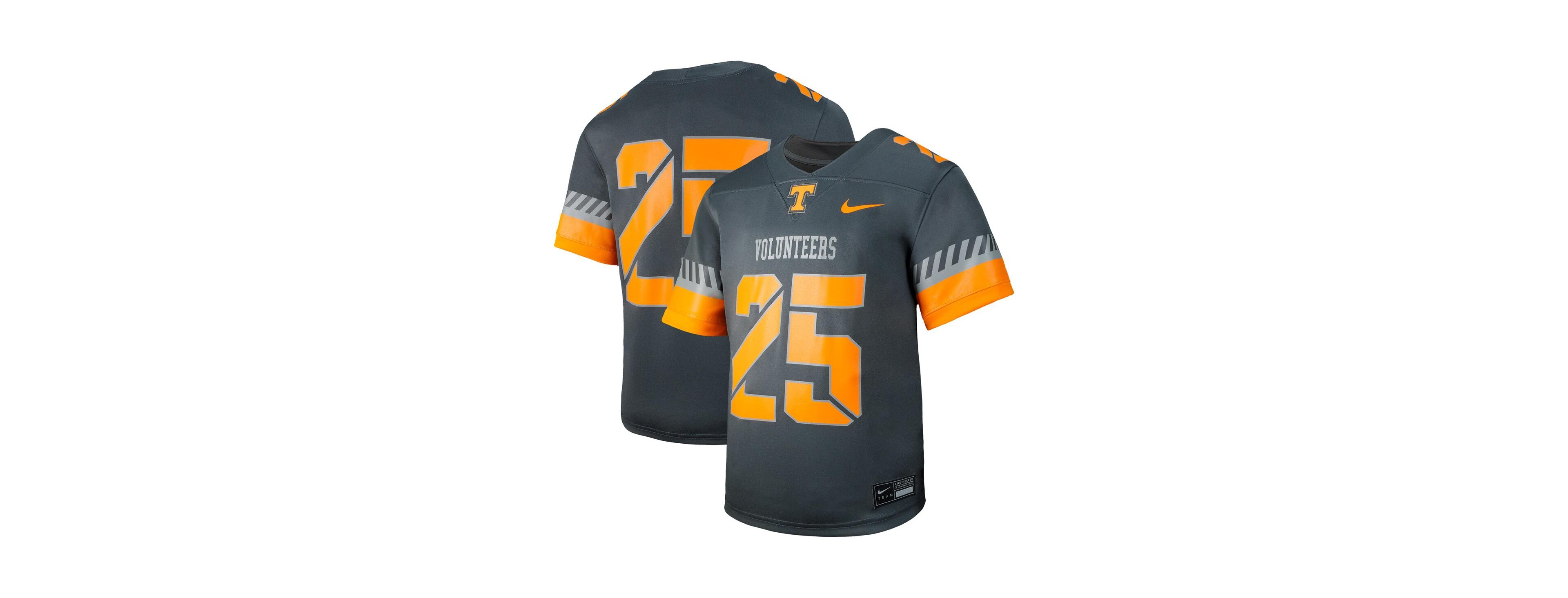 Nike 25 Preschool Anthracite Tennessee Volunteers Untouchable Replica Game Jersey