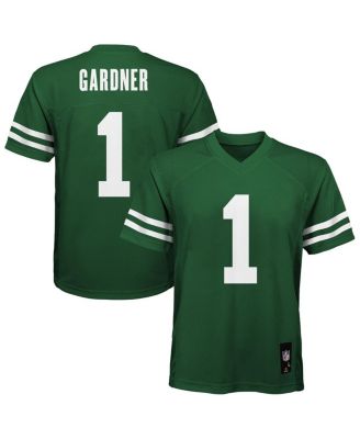 Outerstuff - Big Boys and Girls Ahmad Sauce Gardner Green New York Jets Replica Player Jersey