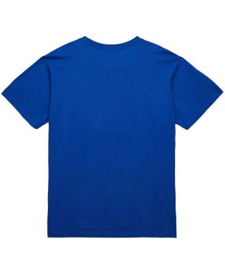 Men's Blue New York Knicks Big Tall Hardwood Classics Final Seconds T-Shirt