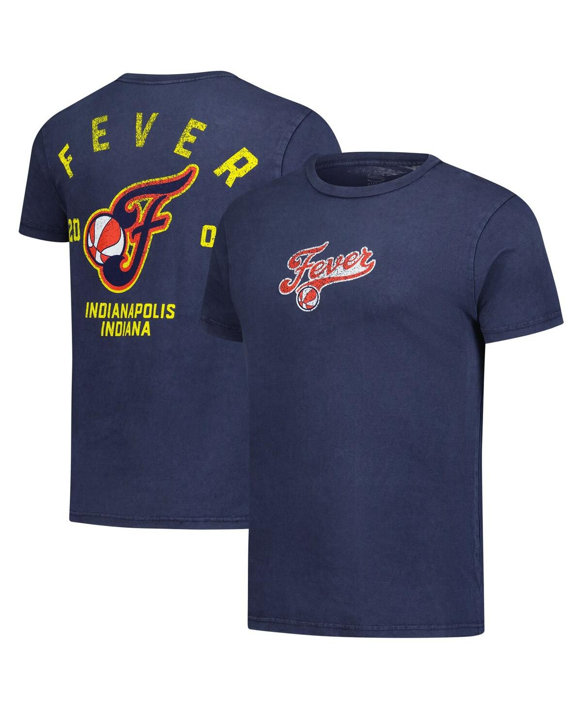 Мужская и женская джинсовая футболка Indiana Fever в винтажном стиле Оверсайз для стирки