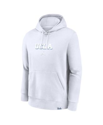 Men's White UCLA Bruins Statement Wordmark Lockup Pullover Hoodie